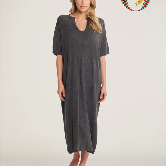 Barefoot Dreams CozyChic Ultra Lite Caftan One Size EUC - Picture 1 of 6